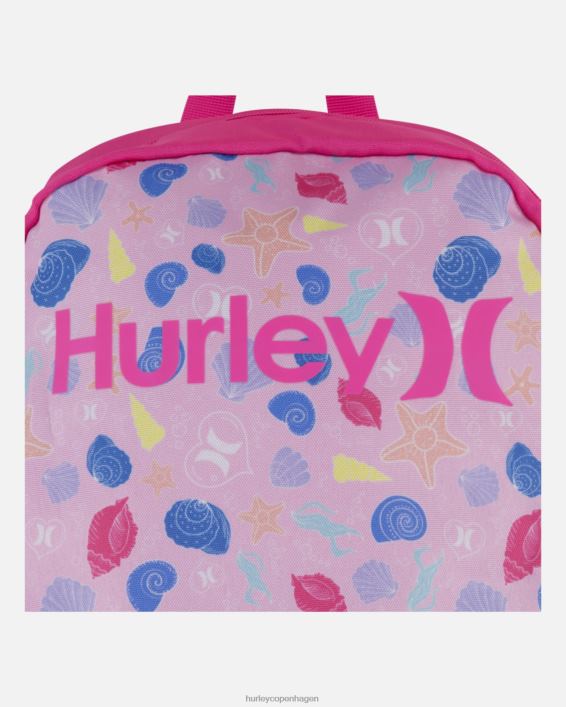 enestående rygsæk frokostsæt børn lyserød multi tilbehør Hurley D404N621