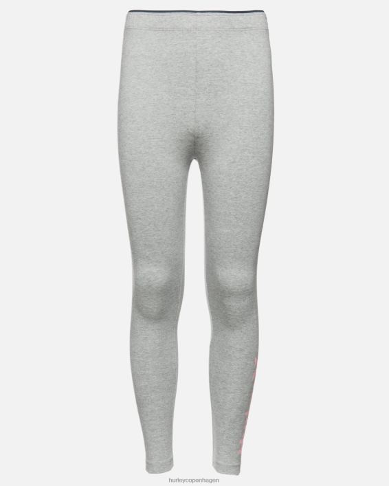 leggings med skjult linning børn dk grå lyng tøj Hurley D404N618