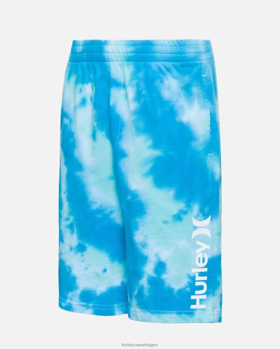 tie-dye pull-on shorts børn blåt blik tøj Hurley D404N613