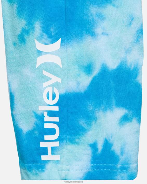 tie-dye pull-on shorts børn blåt blik tøj Hurley D404N613