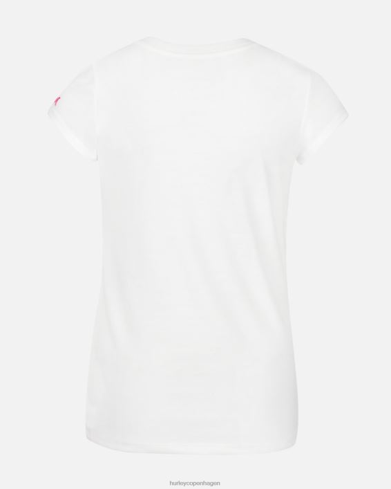 kærlighed ved første bid t-shirt børn hvid tøj Hurley D404N616