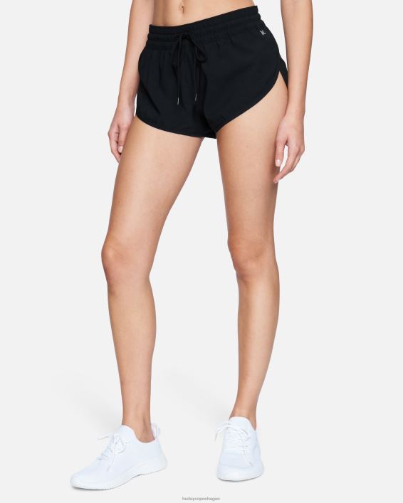 Phantom solide 2,5\" boardshorts Kvinder sort tøj Hurley D404N519