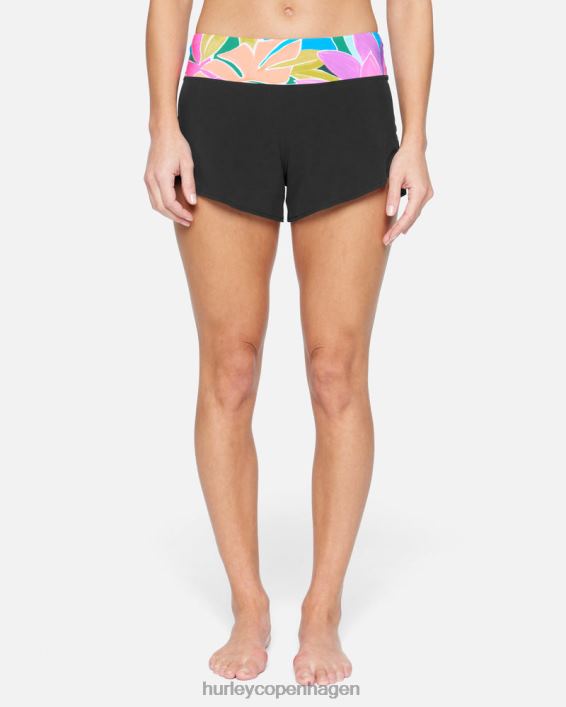 isla 2,5" soft waist boardshort Kvinder sort tøj Hurley D404N485