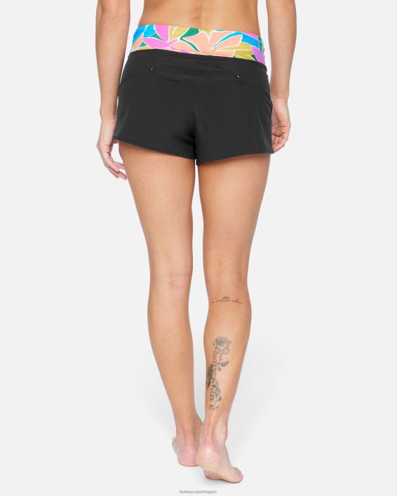 isla 2,5\" soft waist boardshort Kvinder sort tøj Hurley D404N485