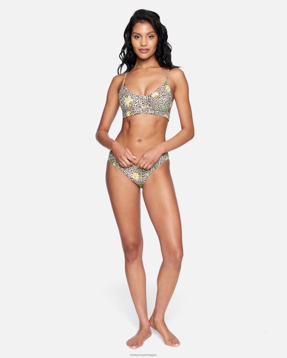 jungle kat bikini bralette Kvinder tøj Hurley D404N526