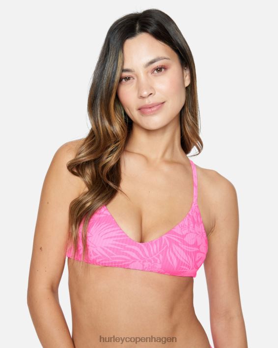 jungle walk justerbar åben rygtop Kvinder pink punch tøj Hurley D404N473