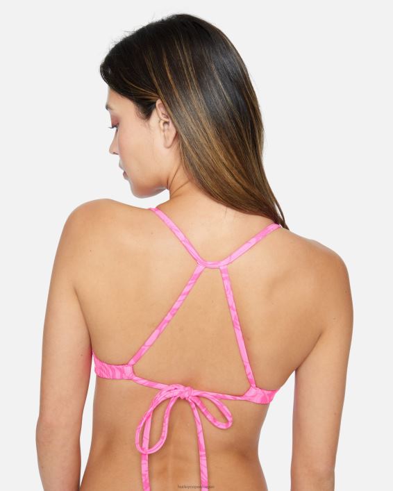 jungle walk justerbar åben rygtop Kvinder pink punch tøj Hurley D404N473