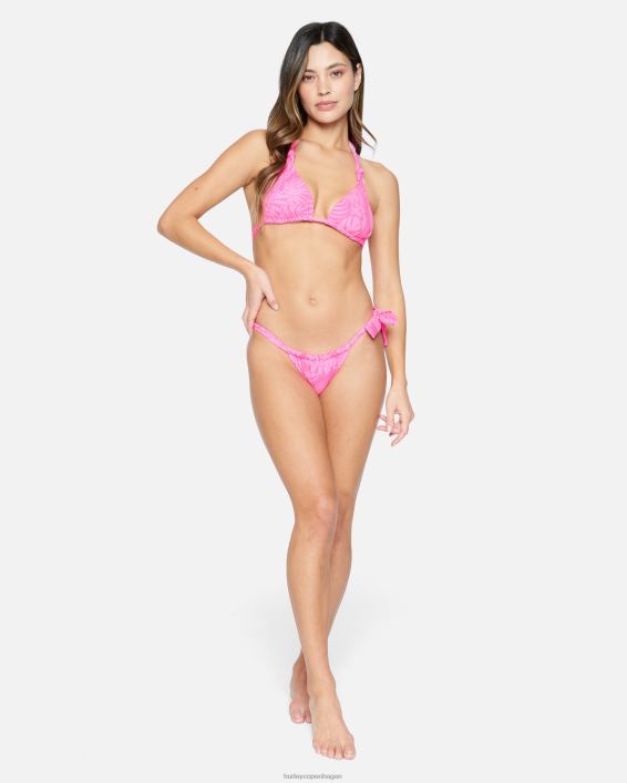 jungle walk knudet blødt slips tri Kvinder pink punch tøj Hurley D404N462