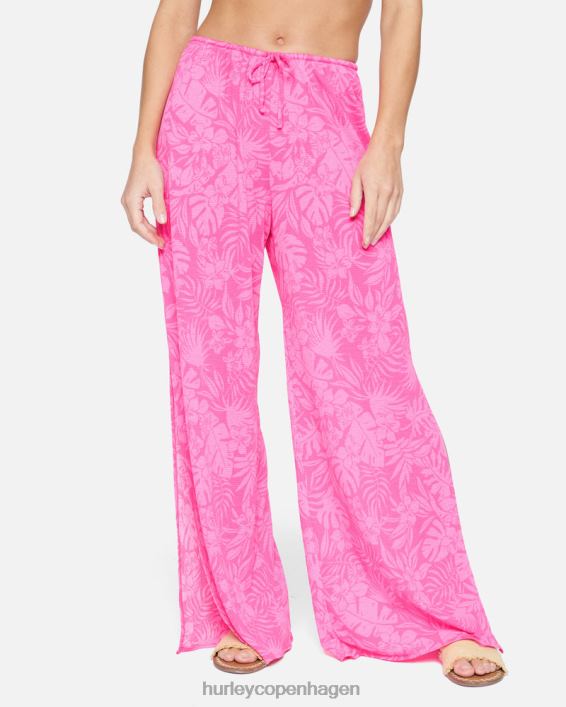 jungle walk side slidsbukser Kvinder pink punch tøj Hurley D404N471