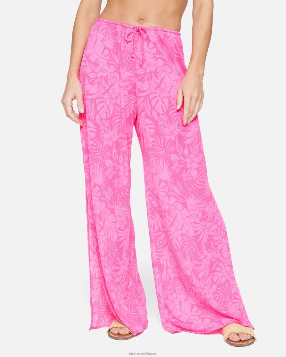 jungle walk side slidsbukser Kvinder pink punch tøj Hurley D404N471