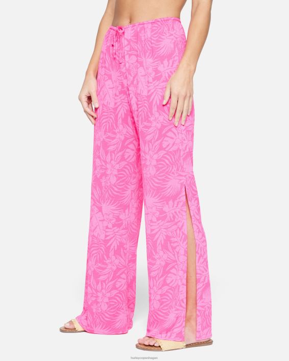 jungle walk side slidsbukser Kvinder pink punch tøj Hurley D404N471
