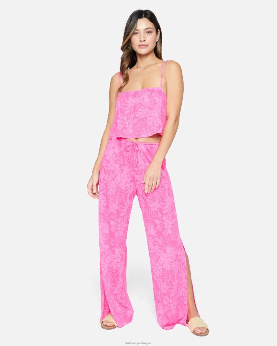 jungle walk side slidsbukser Kvinder pink punch tøj Hurley D404N471
