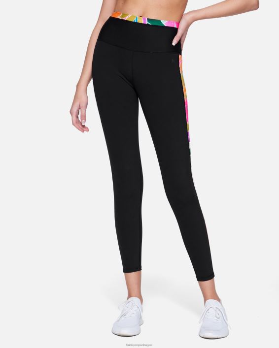 max isla surf legging Kvinder sort tøj Hurley D404N495