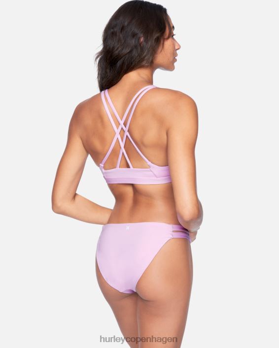 max solid moderat bikiniunderdel Kvinder blåregn tøj Hurley D404N537