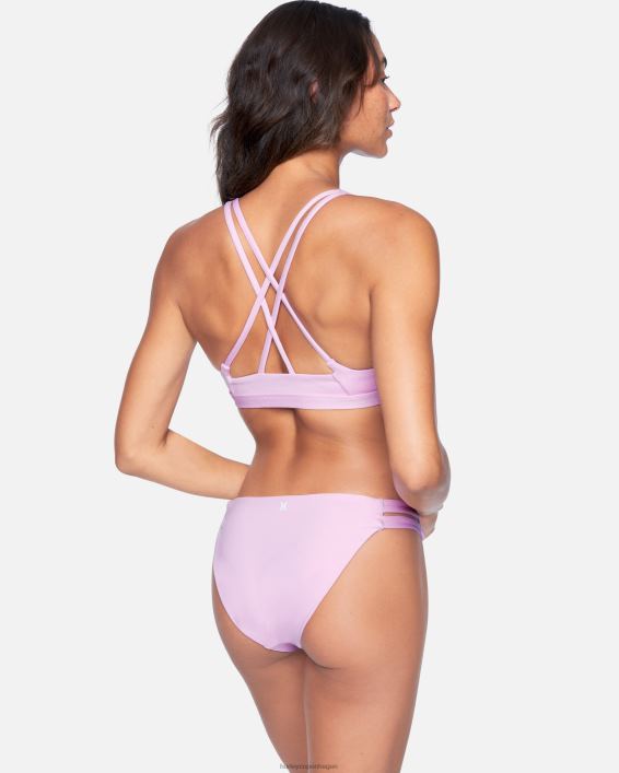 max solid moderat bikiniunderdel Kvinder blåregn tøj Hurley D404N537