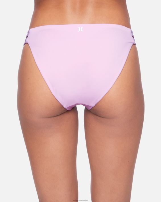 max solid moderat bikiniunderdel Kvinder blåregn tøj Hurley D404N537