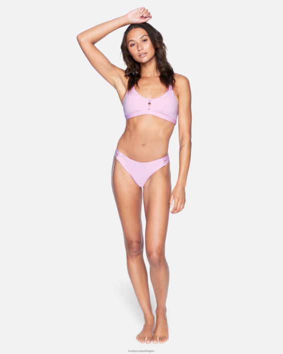 max solid moderat bikiniunderdel Kvinder blåregn tøj Hurley D404N537