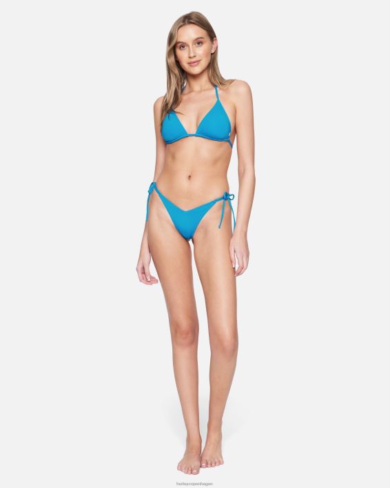 solidt frækt vendbart sidebånd Kvinder blå beat/neon lime tøj Hurley D404N468