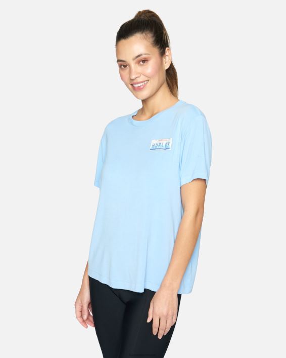 golden state kæreste t-shirt Kvinder bayou tøj Hurley D404N517