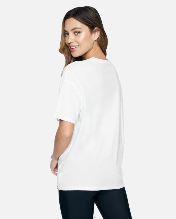 hakkende oversize t-shirt Kvinder skumfidus tøj Hurley D404N556