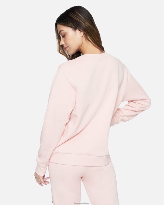 havana girlfriend crew sweatshirt Kvinder rødme tøj Hurley D404N507