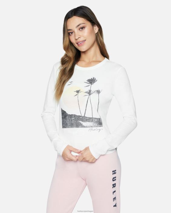 laguna perfect crew langærmet Kvinder skumfidus tøj Hurley D404N552