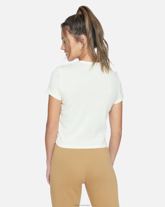 mingo rib t-shirt Kvinder skumfidus tøj Hurley D404N562