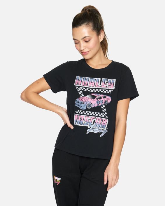 nascar racerbil klassisk t-shirt Kvinder sort tøj Hurley D404N571