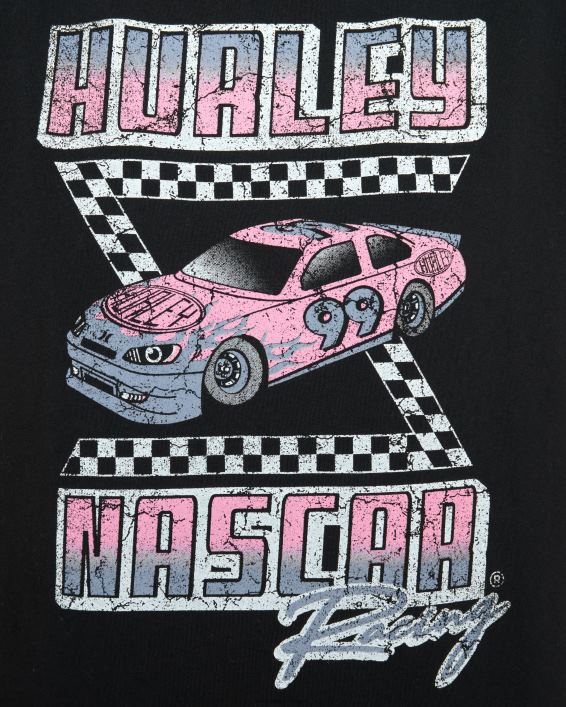 nascar racerbil klassisk t-shirt Kvinder sort tøj Hurley D404N571