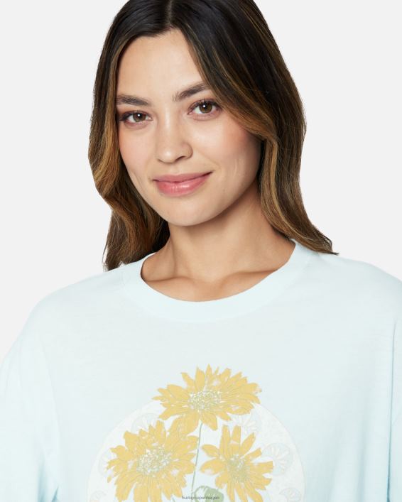paige vasket cropped boyfriend langærmet t-shirt Kvinder friluft tøj Hurley D404N554