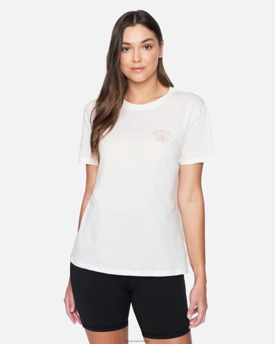sophia vasket afslappet kæreste-t-shirt Kvinder skumfidus tøj Hurley D404N504