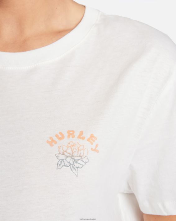 sophia vasket afslappet kæreste-t-shirt Kvinder skumfidus tøj Hurley D404N504