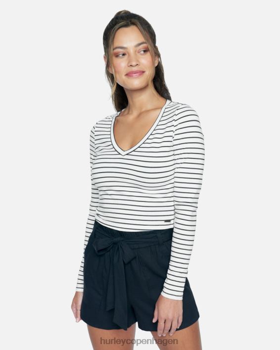 sophie fitted t-shirt Kvinder foderstribe tøj Hurley D404N578