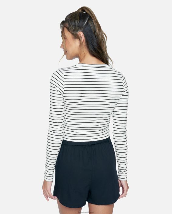 sophie fitted t-shirt Kvinder foderstribe tøj Hurley D404N578