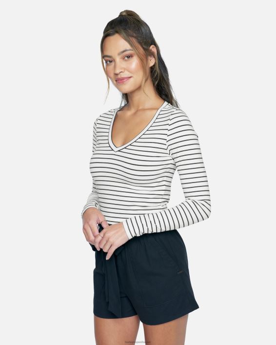 sophie fitted t-shirt Kvinder foderstribe tøj Hurley D404N578