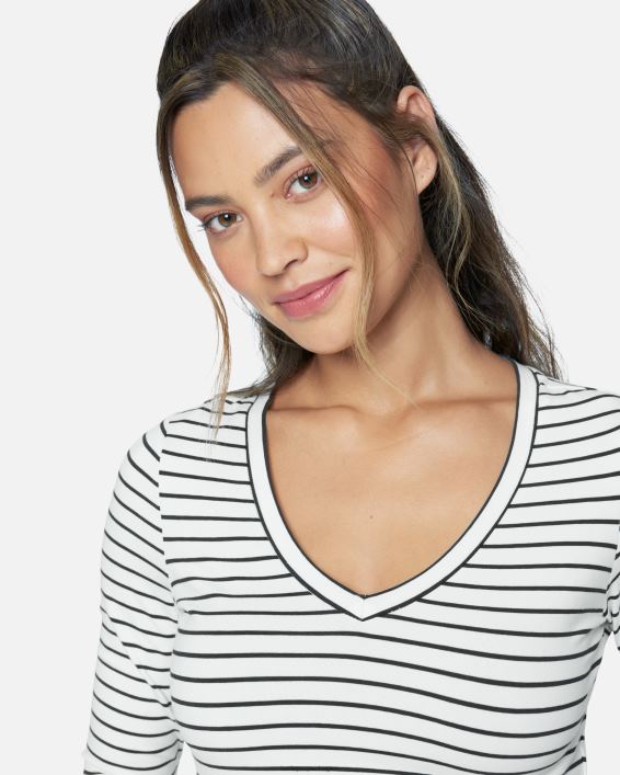 sophie fitted t-shirt Kvinder foderstribe tøj Hurley D404N578