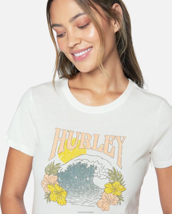 tidlig perfekt besætning tee Kvinder skumfidus tøj Hurley D404N579