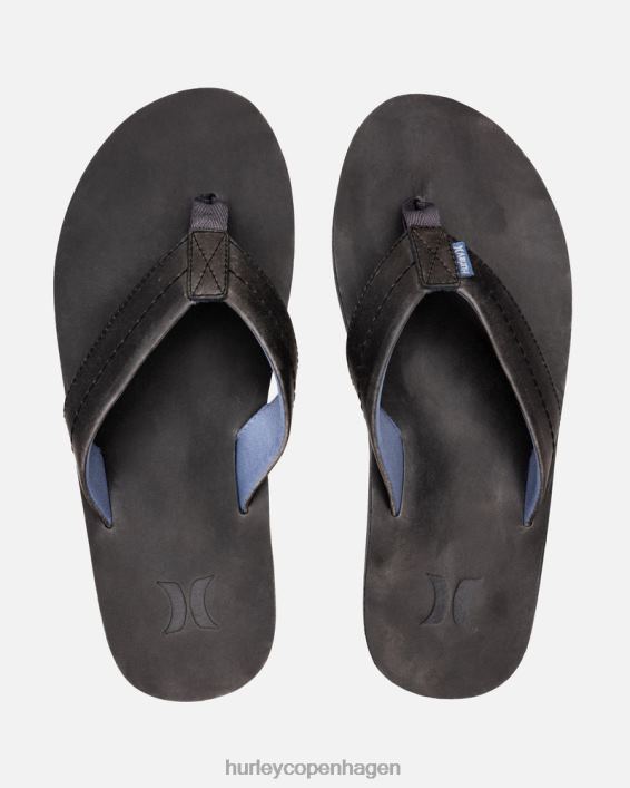 enestående lædersandal Mænd ion grå sko Hurley D404N91