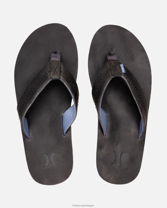 enestående lædersandal Mænd ion grå sko Hurley D404N91