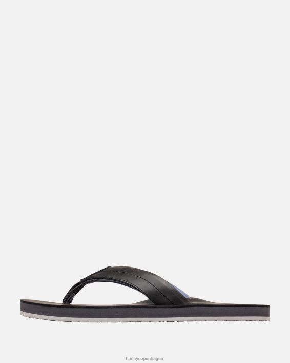 enestående lædersandal Mænd ion grå sko Hurley D404N91