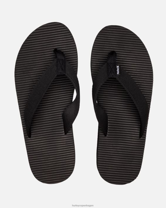 enestående sandal Mænd sort sko Hurley D404N87