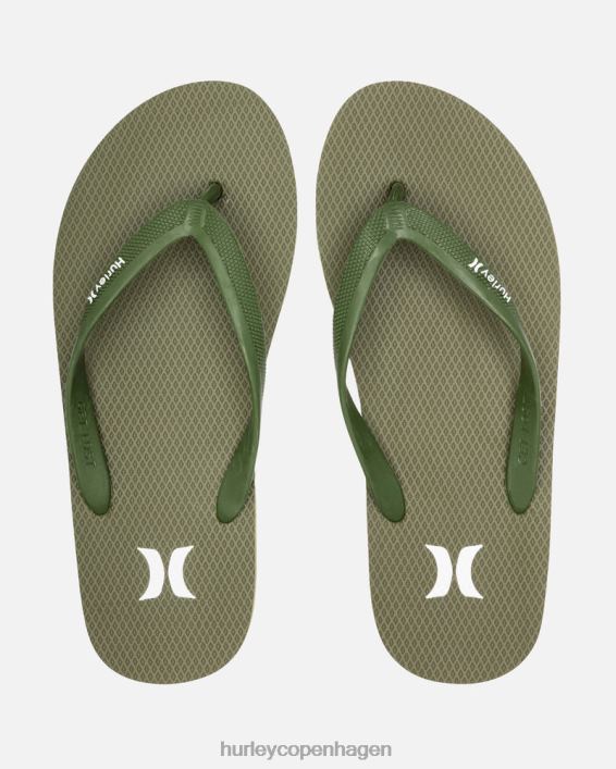 ikon solide sandaler Mænd oliven sko Hurley D404N88