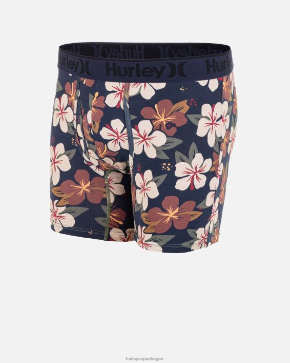supersoft printet boxer 1pk Mænd obsidian tilbehør Hurley D404N454