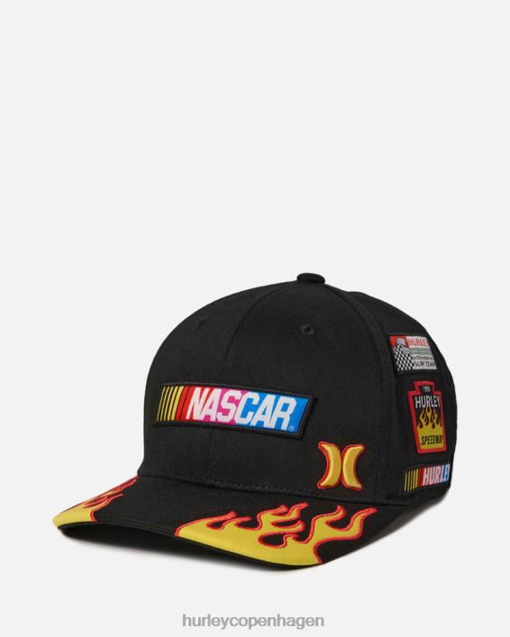 nascar strækmonteret hat Mænd sort tilbehør Hurley D404N453