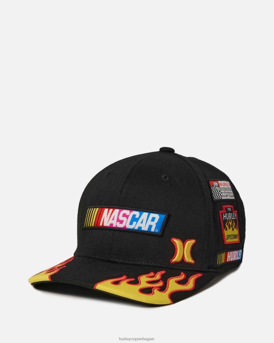 nascar strækmonteret hat Mænd sort tilbehør Hurley D404N453