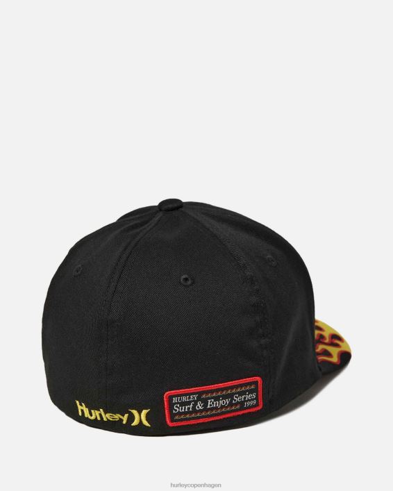 nascar strækmonteret hat Mænd sort tilbehør Hurley D404N453