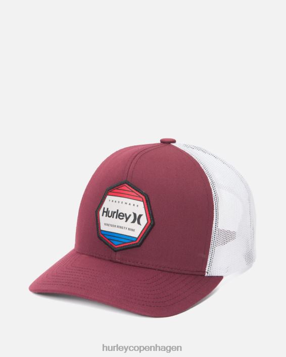 pacific patch hat Mænd bordeaux tilbehør Hurley D404N435