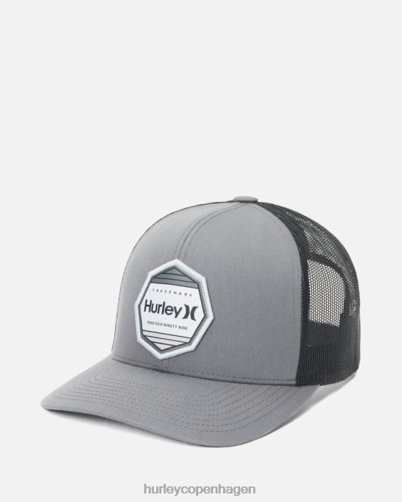 pacific patch hat Mænd mørk røg grå tilbehør Hurley D404N132