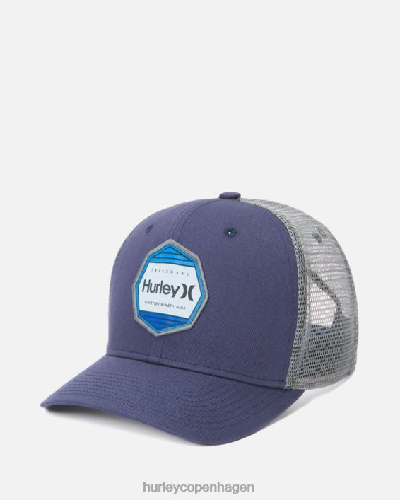 pacific patch hat Mænd obsidian tilbehør Hurley D404N133
