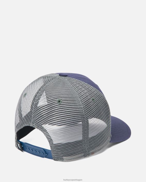 pacific patch hat Mænd obsidian tilbehør Hurley D404N133